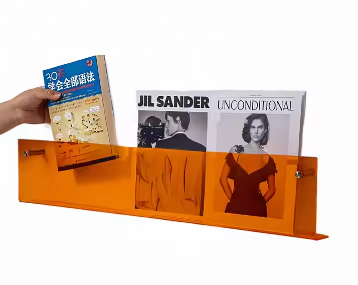 Transform Your Reading Space with Stylish Acrylic Magazine Racks