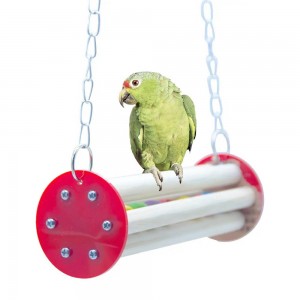 Acrylic bird toys xinquan for use in bird stores