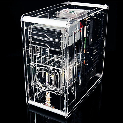 Acrylic amet Pi casibus xinquan Nam motherboard cases3