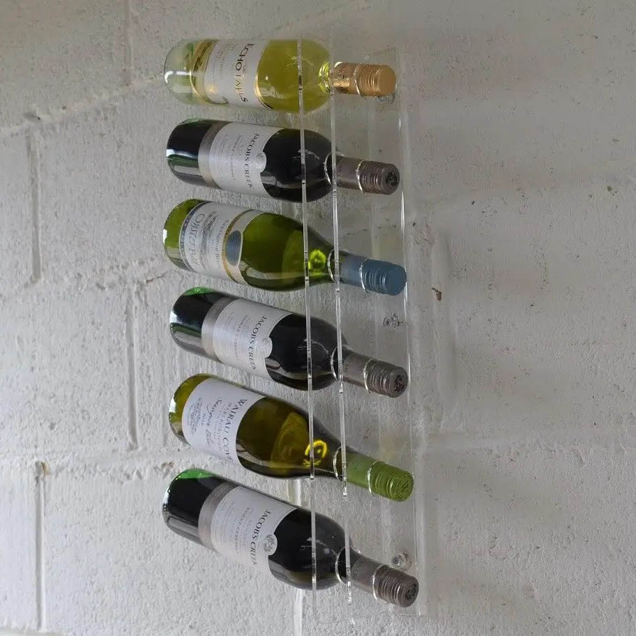 Acrylic wine racks xinquan para sa mga bar o indibidwal