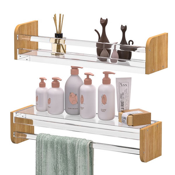 Acrylic Wall Shelf for Living Room Bathroom Bedroom Kitchen Offices