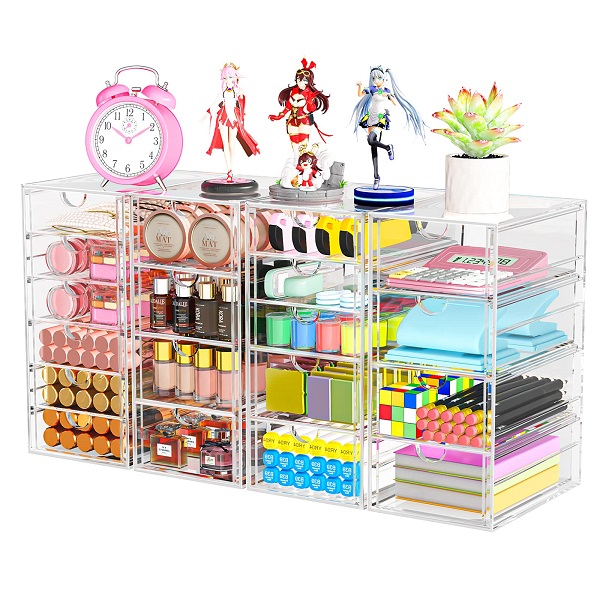 Acrylic Transparent Storage Box Xinquan Suitable for Cosmetic Stationery Storage